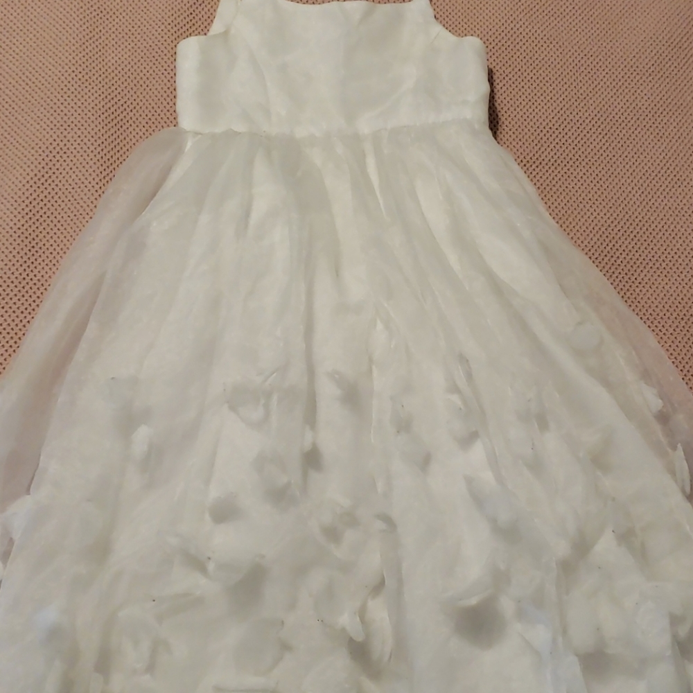 Girls White Bridal Party/Communion Dress - Formal